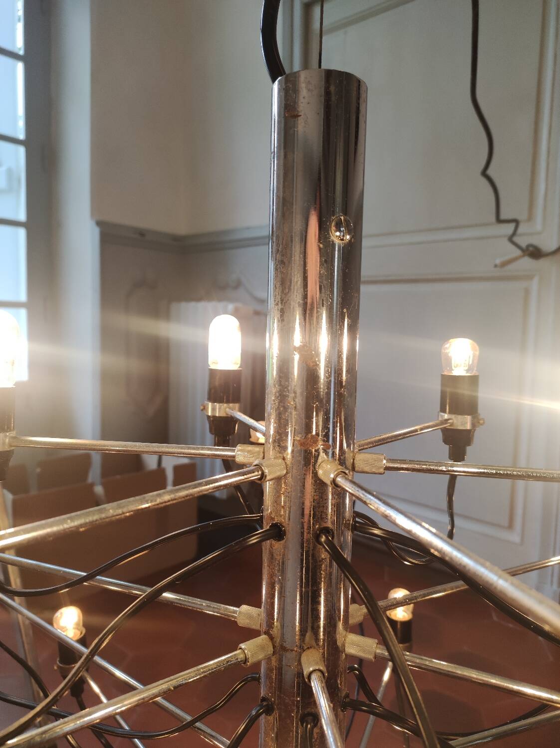 2097-30 bulb pendant light Gino Sarfatti from the 70s Arteluce