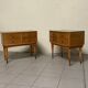 Italian Mid-Century modern bedside tables, 1950s, set of 2