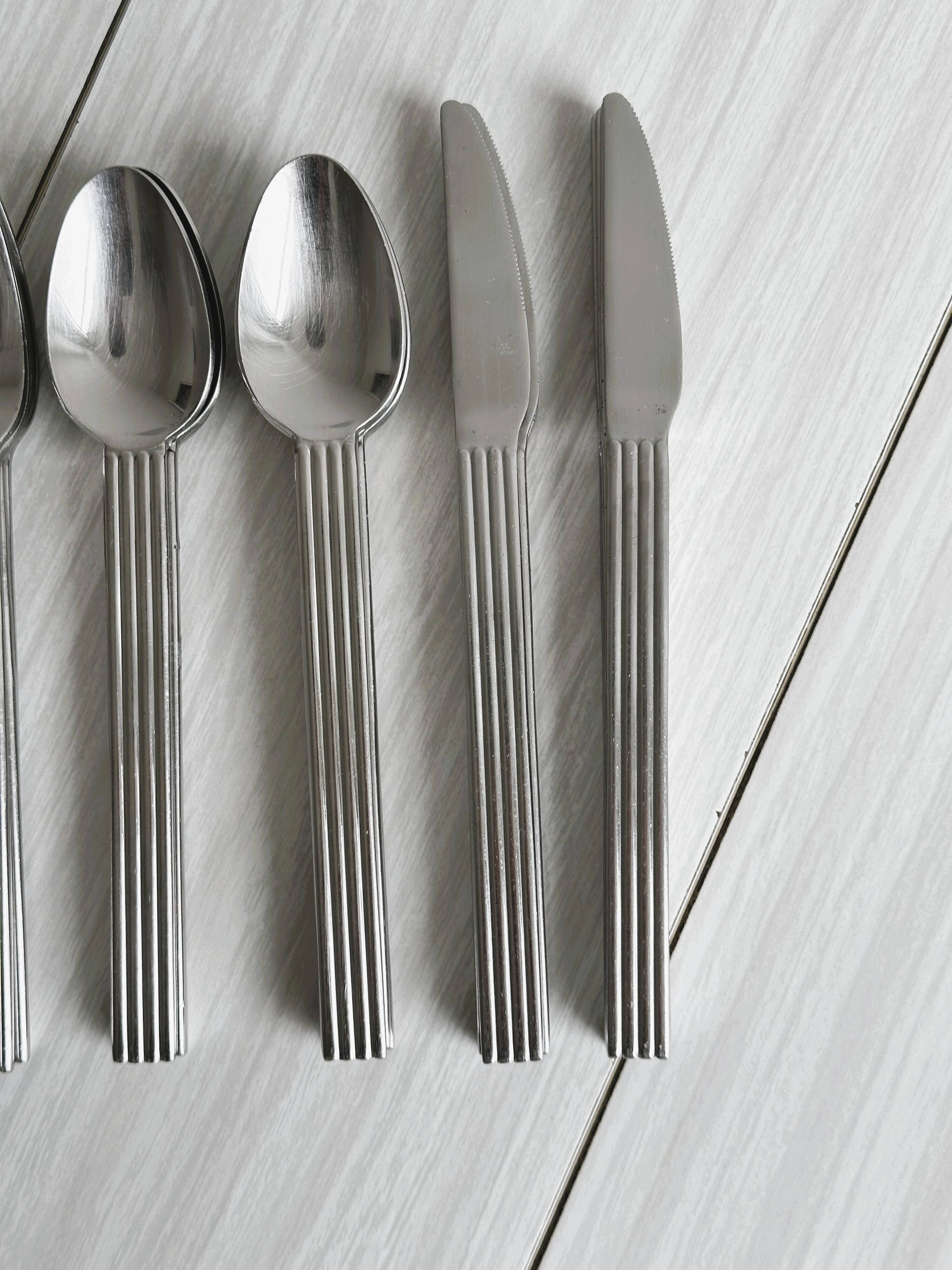 Set of 18 IKEA cutlery made in Korea