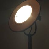 Vintage bronze halogen floor lamp