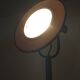 Vintage bronze halogen floor lamp