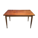 Teak dining table with compass feet, 4-6 people