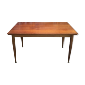 Teak dining table with compass feet, 4-6 people