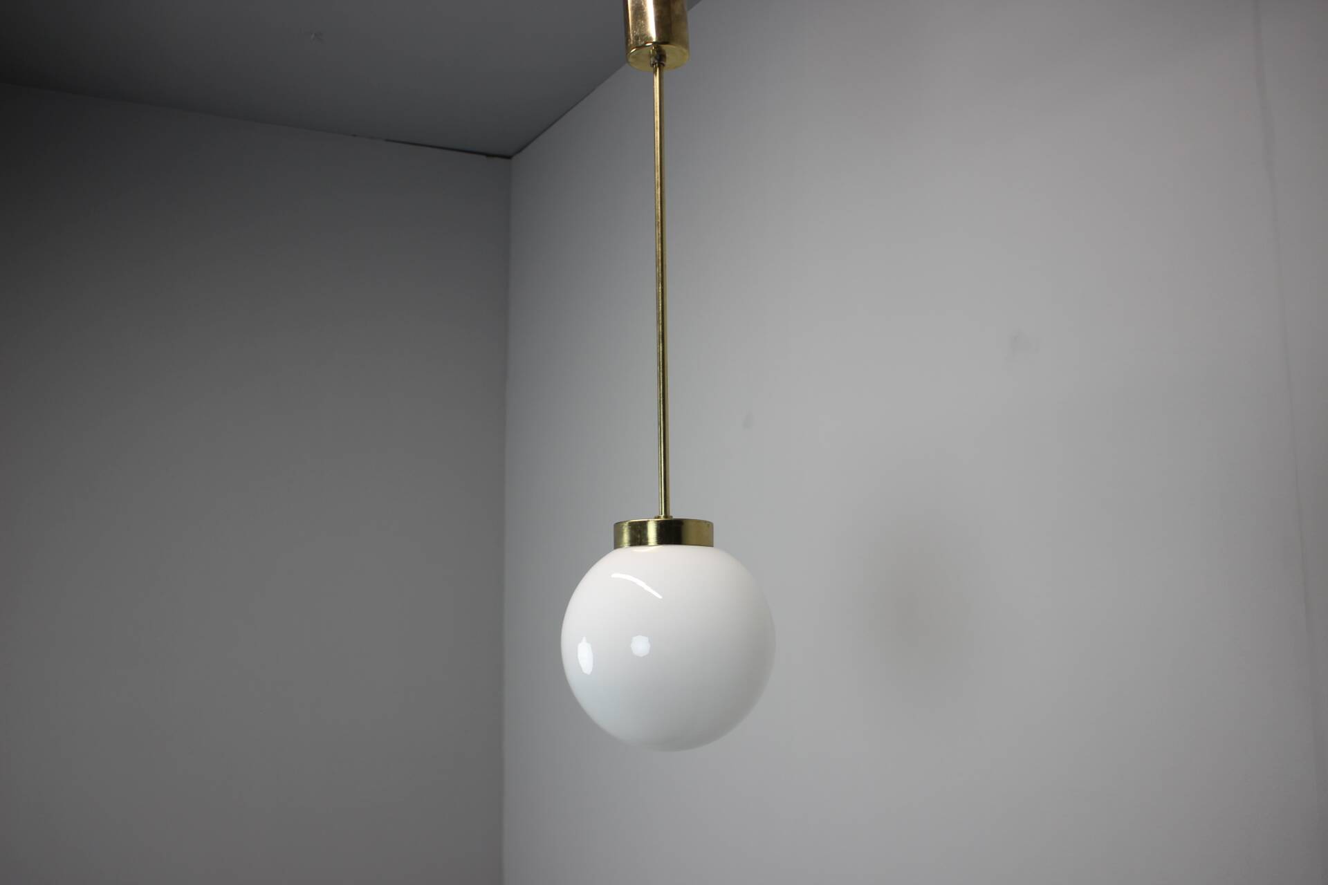 Mid-Century Globe Pendant by Kamenický Šenov, 1970s, Czechoslovakia