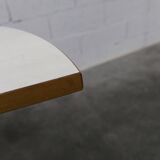 Rare set of 6 Baumann tables 1990, 80x120 and half moon 120cm