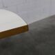 Rare set of 6 Baumann tables 1990, 80x120 and half moon 120cm