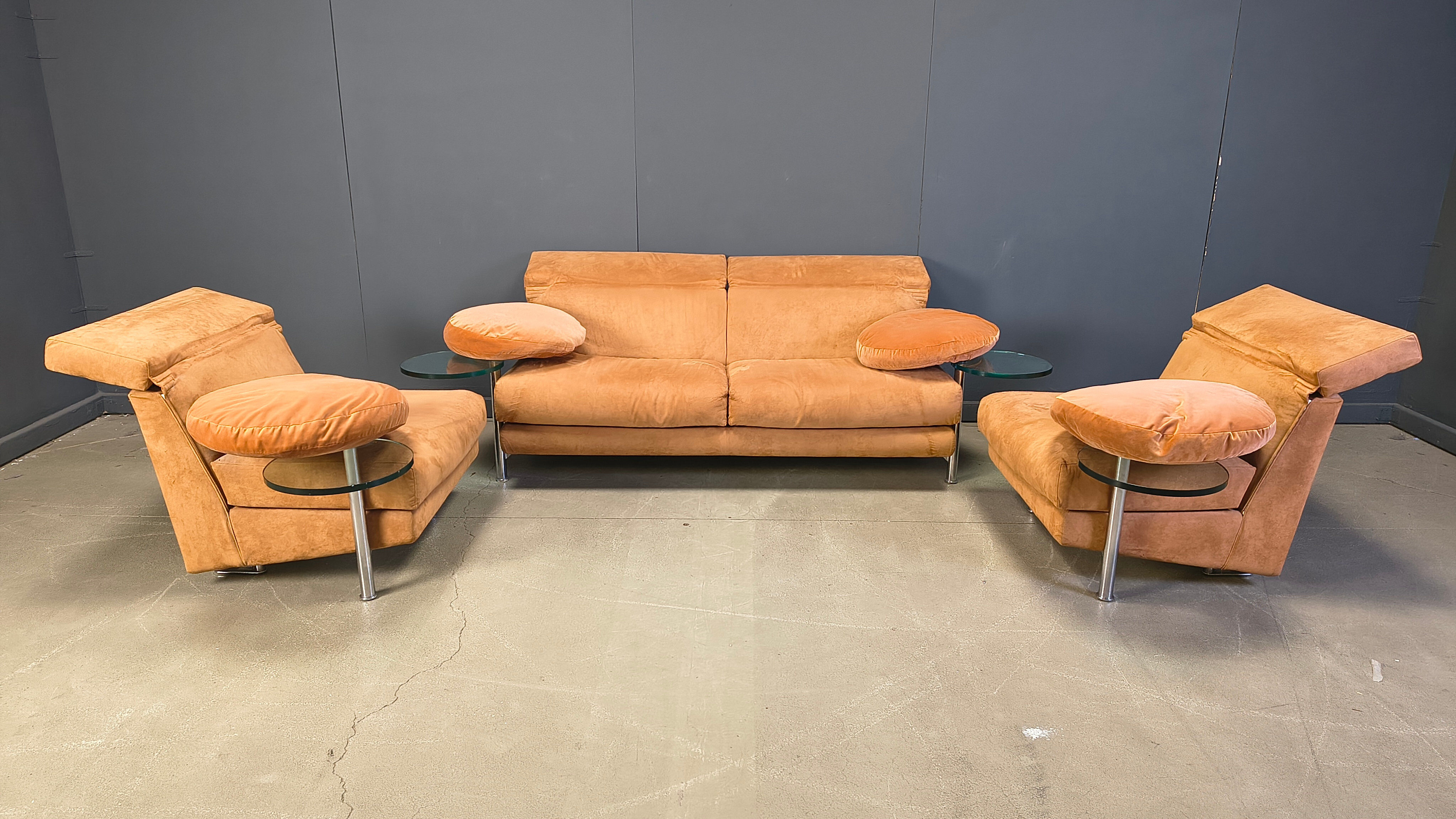 Arca sofa set by Paolo Piva for B&B Italia, 1980s