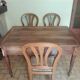 Bureau bois massif style Louis Philippe