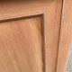 Louis XVI buffet, shallow, stripped, made of solid mahogany, 1950.