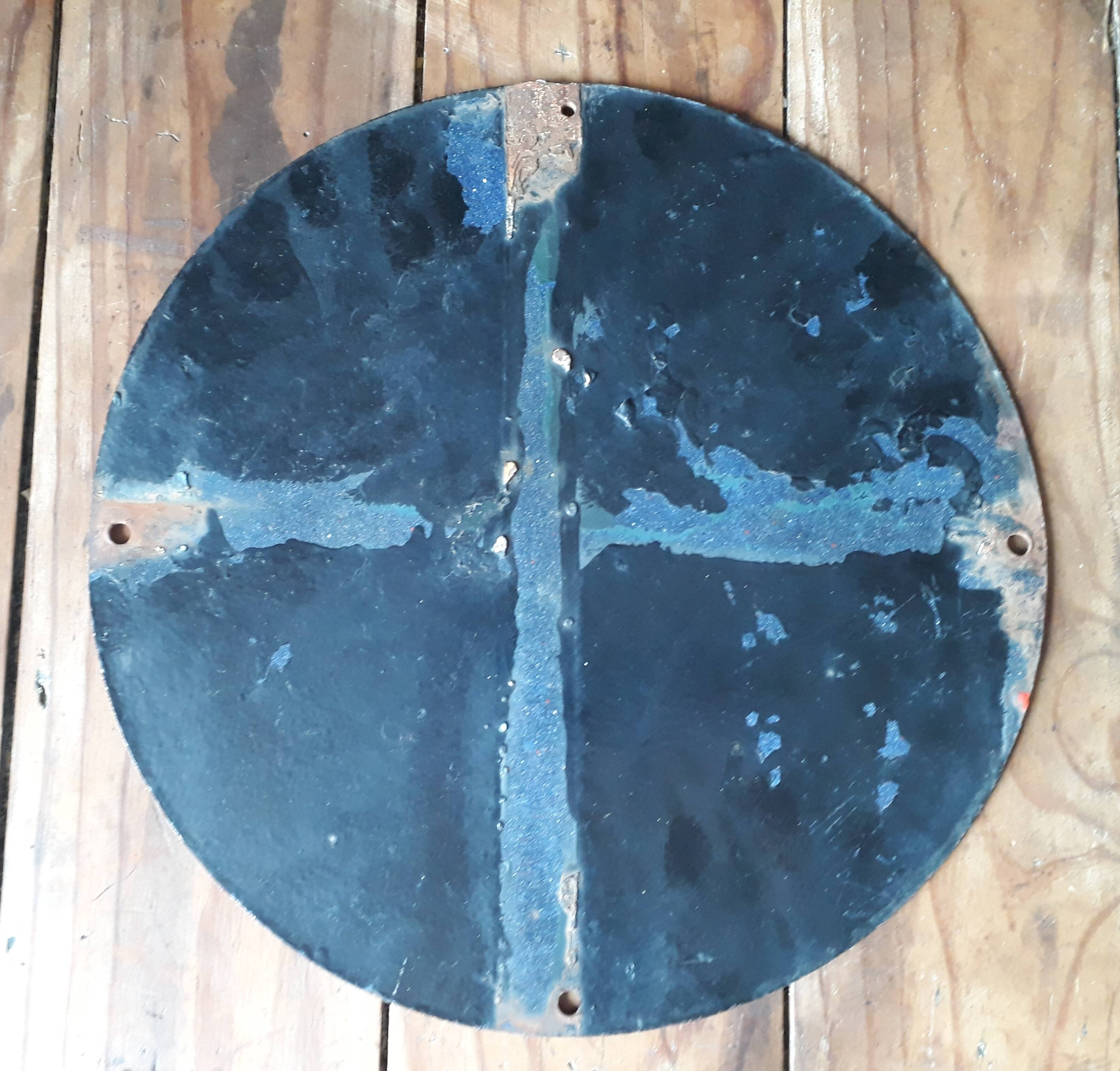 Old plate diameter 30 cm deco loft garage