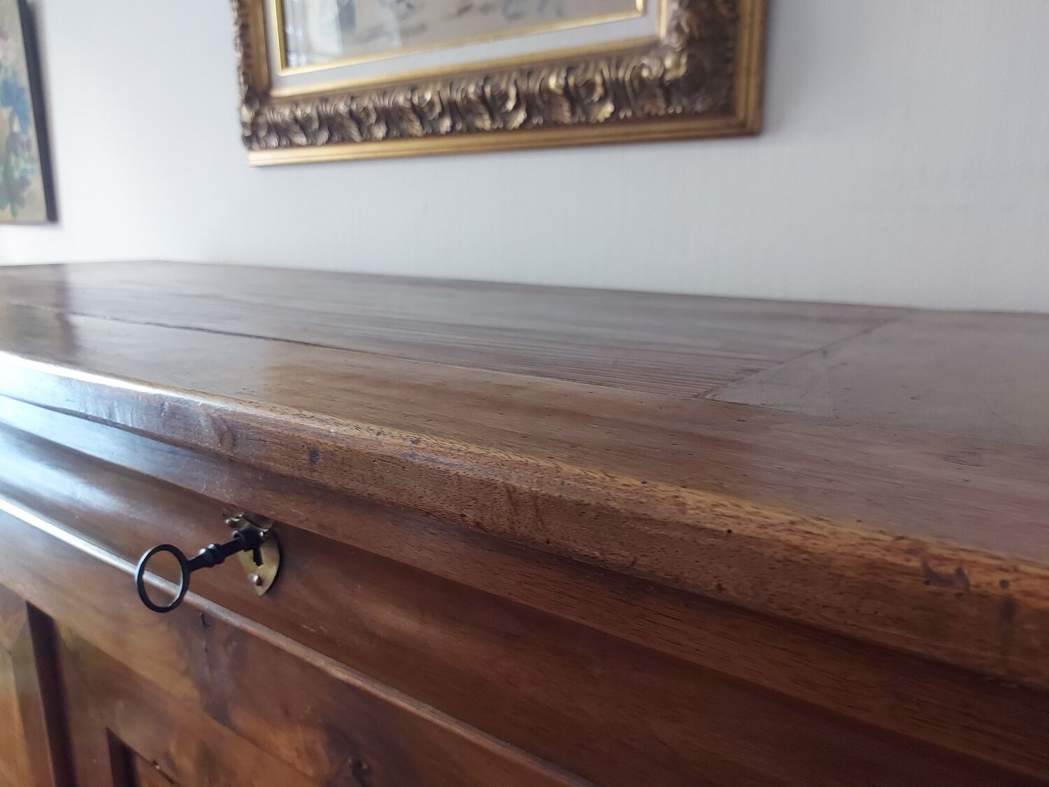 Antique solid wood sideboard