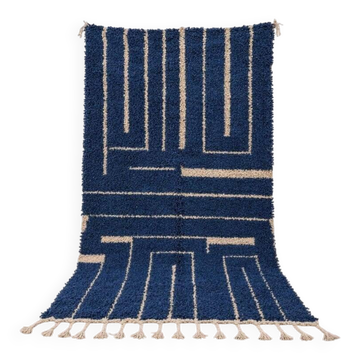 Custom-made traditional pure wool carpet, handmade, 1.5/2.5 m.