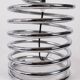 Chrome metal spring lamp in the style of Ingo Maurer, France, 1970s.