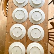 Set of eight German porcelain plates from the 1950s