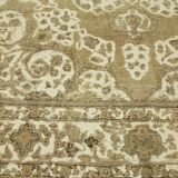 286 cm x 374 cm beige wool carpet