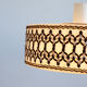 Vintage suspension in pvc, fabric and wool