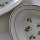 Pair of ironstone bowls – stylized flowers from the 50s