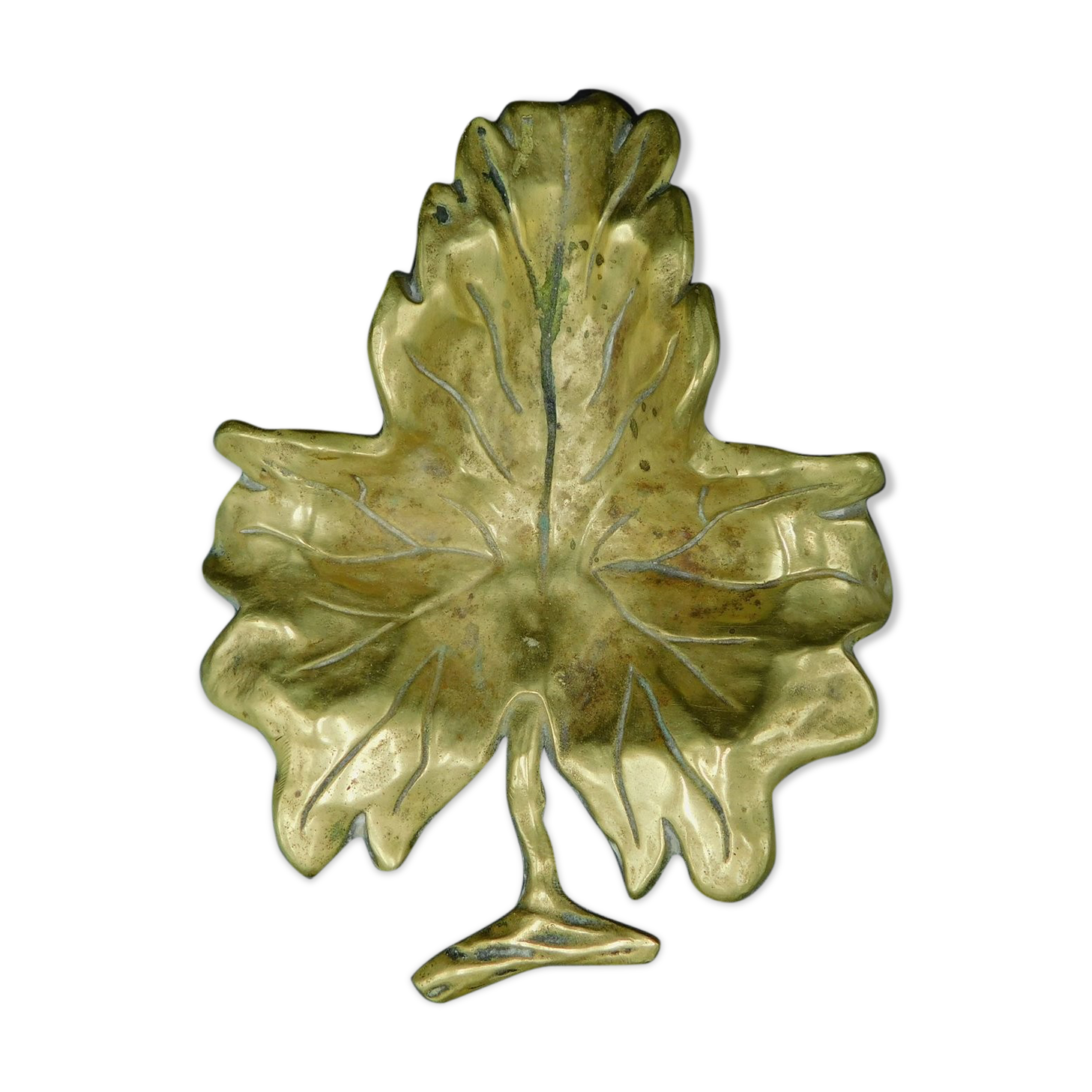 Early 20th century bronze pocket - Leaf