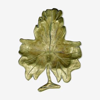Early 20th century bronze pocket - Leaf