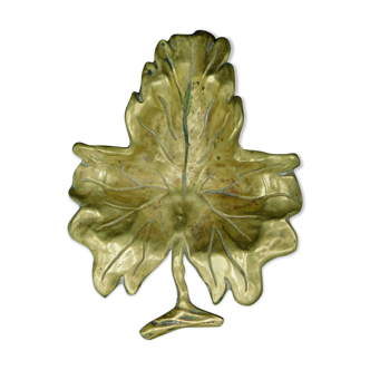 Early 20th century bronze pocket - Leaf