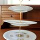 Antique porcelain cake stand