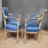 Pair of Directoire style armchairs