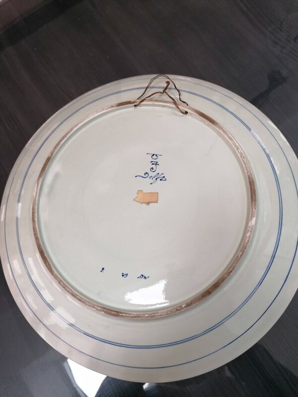Plat assiette murale Delft