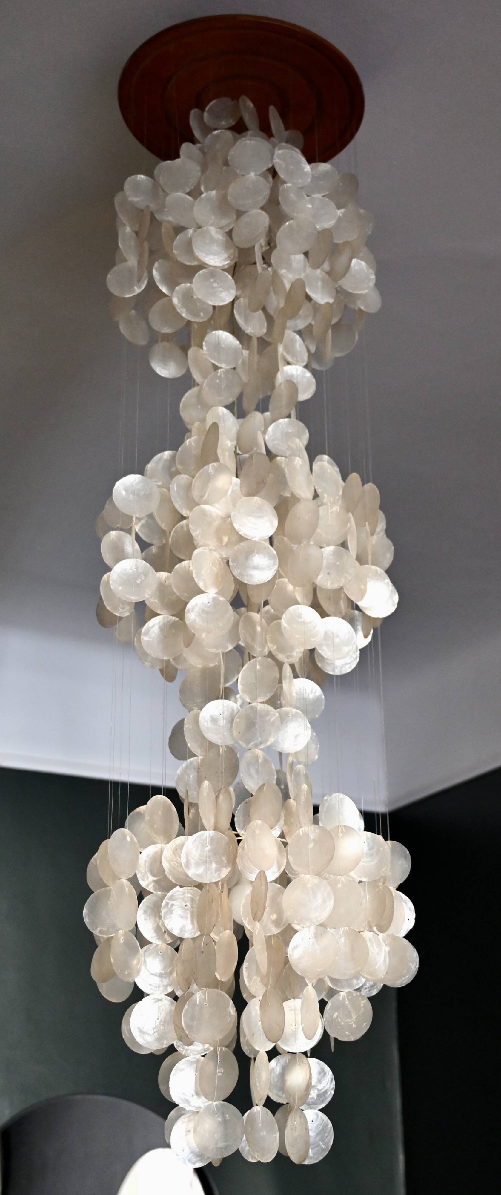 Suspension en nacre à 3 niveaux — Verner Panton