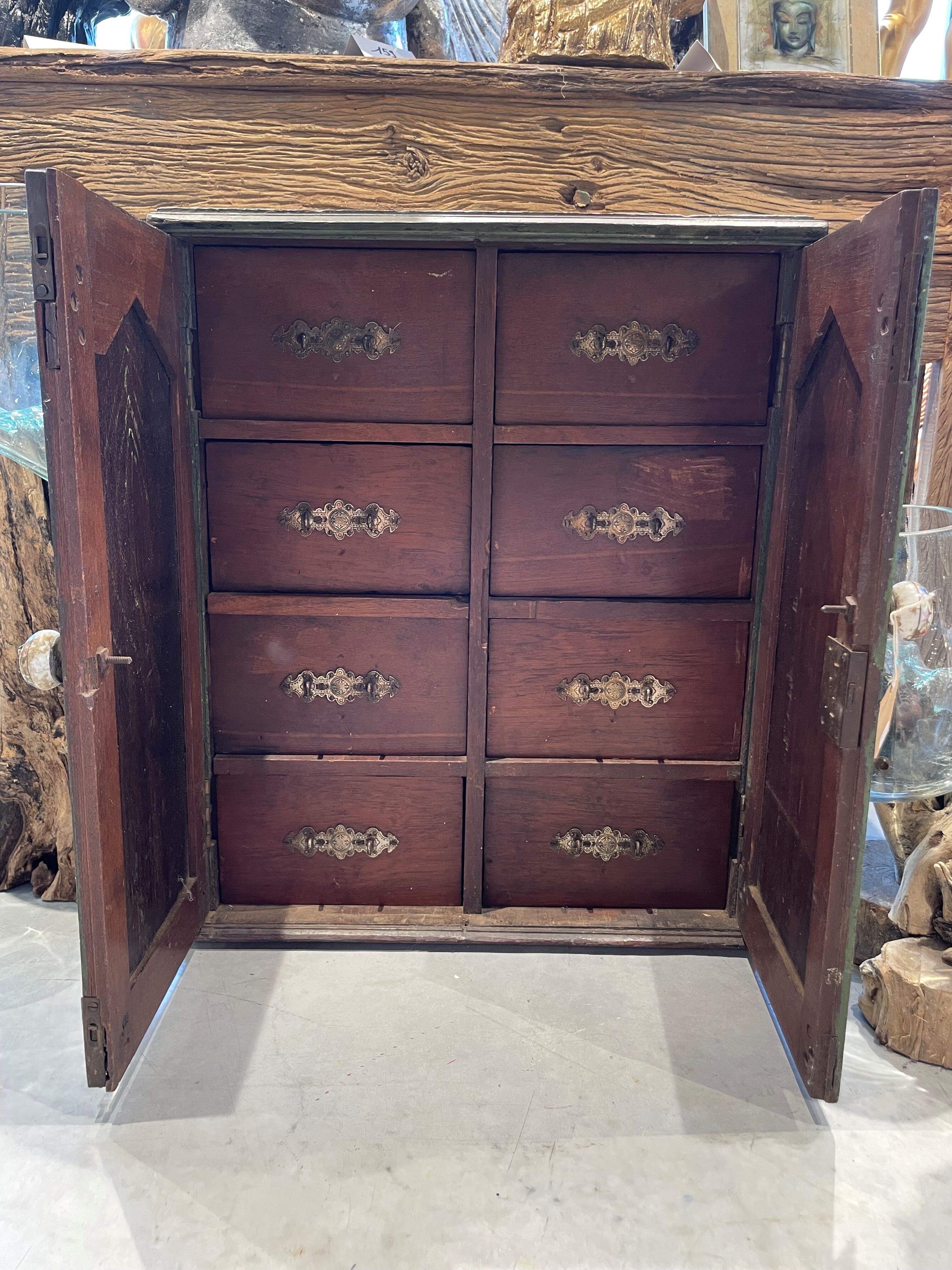 Teak drawer cabinet