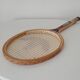 Vintage wooden tennis racket Adidas Ilie Nastase