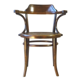 Thonet office armchair N°3 wooden seat, circa 1900