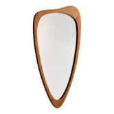 Miroir encadré en teck