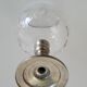 Series of eight crystal wine glasses with tin foot 95° 350 ml