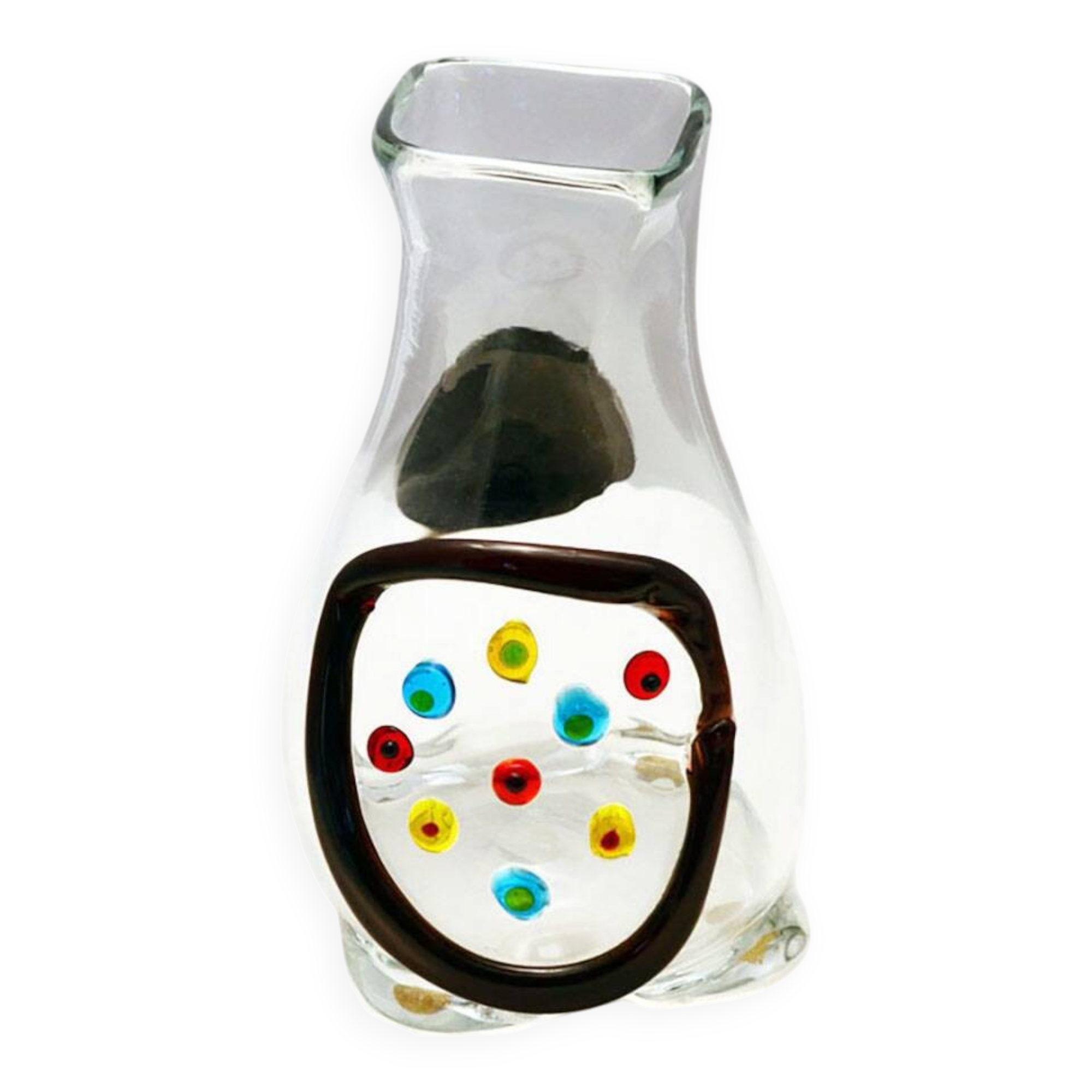 Fulvio Bianconi 'Spring' vase for Mazzega Murano, 1970s
