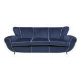 Canapé Art Déco Guglielmo Ulrich en Velours, Italie, 1940s