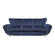 Guglielmo Ulrich Art Deco Italian Velvet Sofa, 1940s