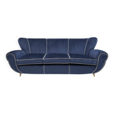 Canapé Art Déco Guglielmo Ulrich en Velours, Italie, 1940s