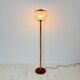 Italian mid-century floor lamp in bamboo & metal, 1950s