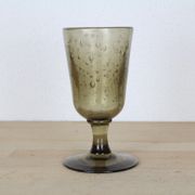 Smoked bubble glass