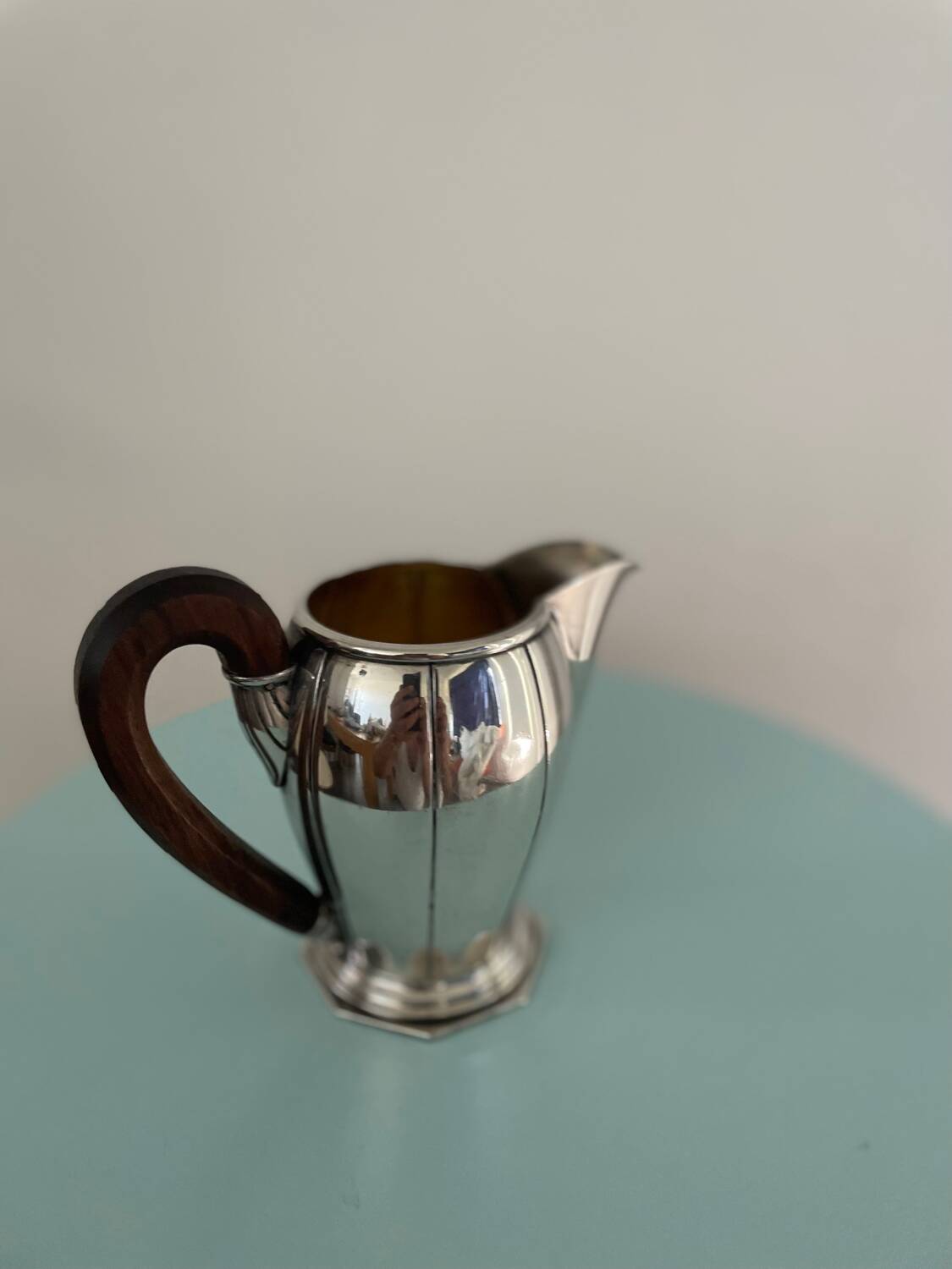 Blaise Bontempss Art Deco Silver-Plated Milk Jug
