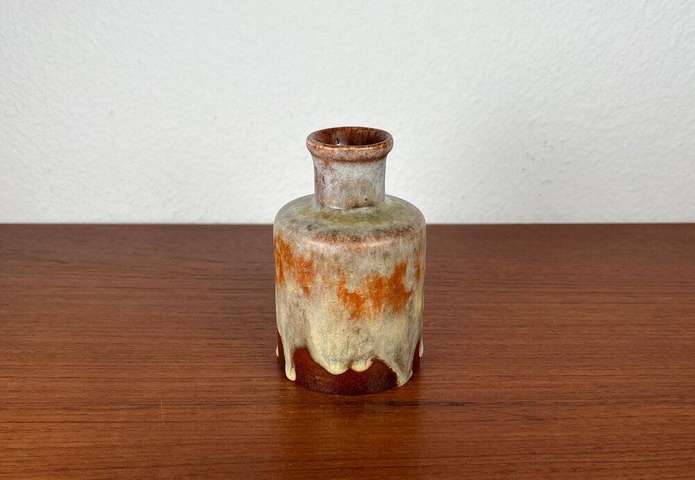 West German pottery vase mid-century WGP Fat Lava by Ruscha, 1960s