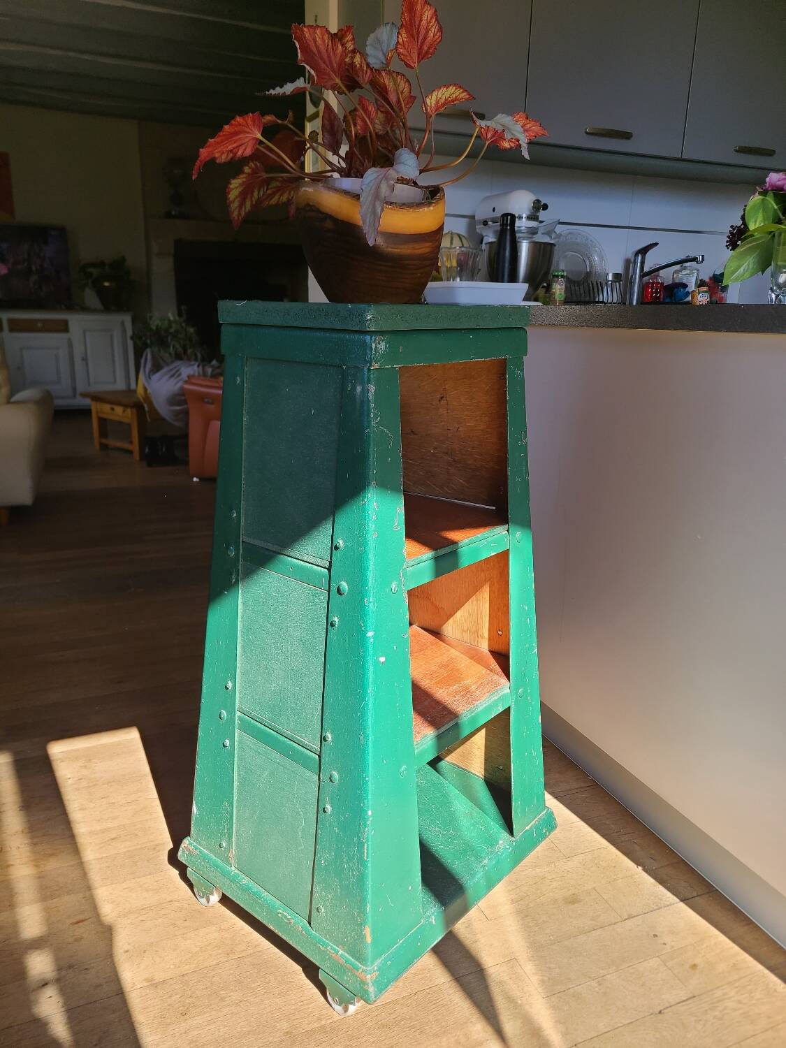 Trade furniture, vintage industrial bookcase circa 1950