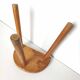 Tabouret tripode en bois