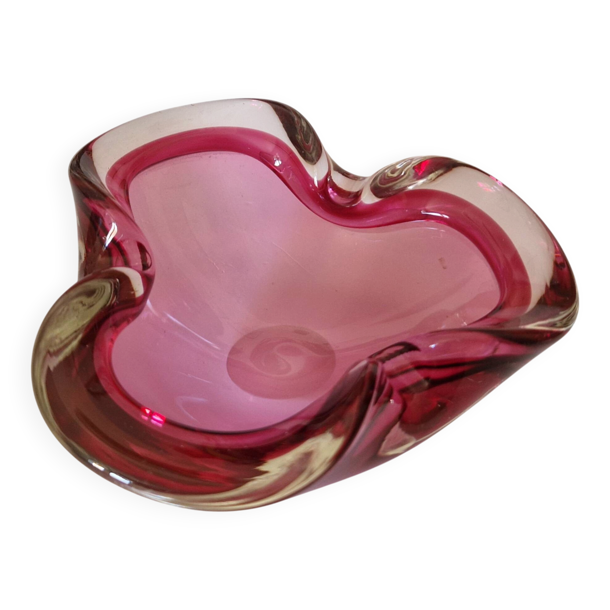 Ashtray or pocket emptier Murano by Flavio Poli 1960
