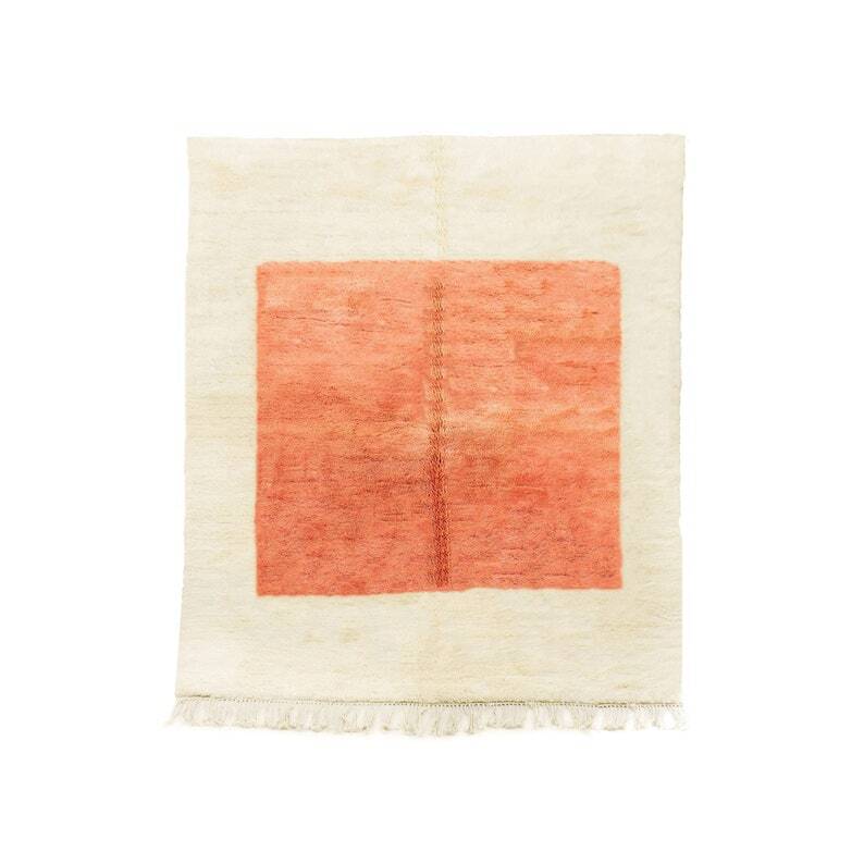 Traditional hand-woven Beni Mrirt rug, size 150 x 250 cm