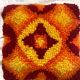 Coussin décoratif au Punch Needle 70