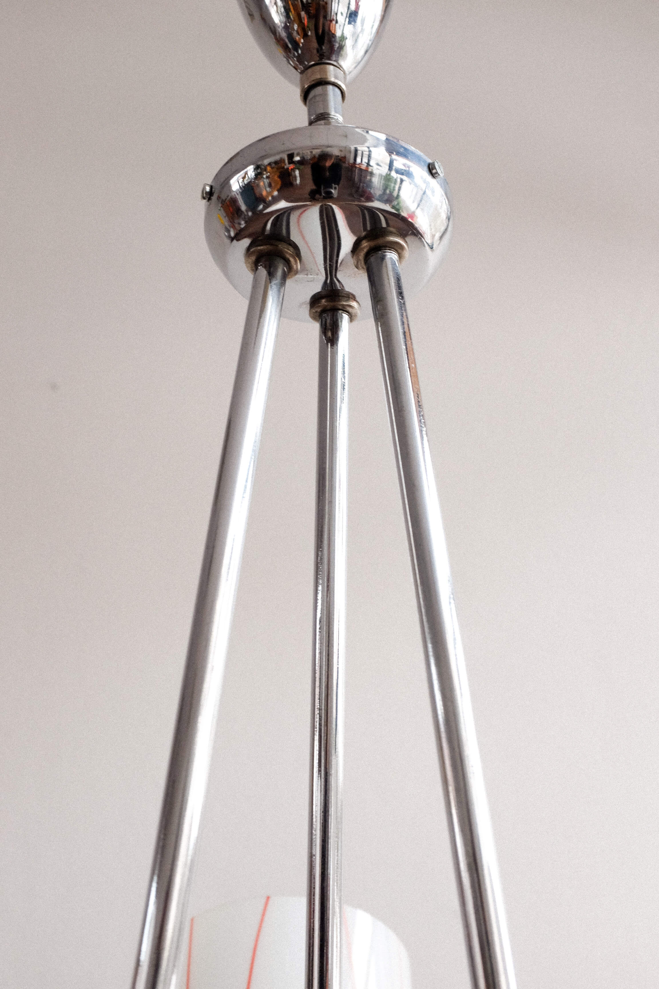Lustre vintage de Zukov Tchécoslovaquie, années 1950