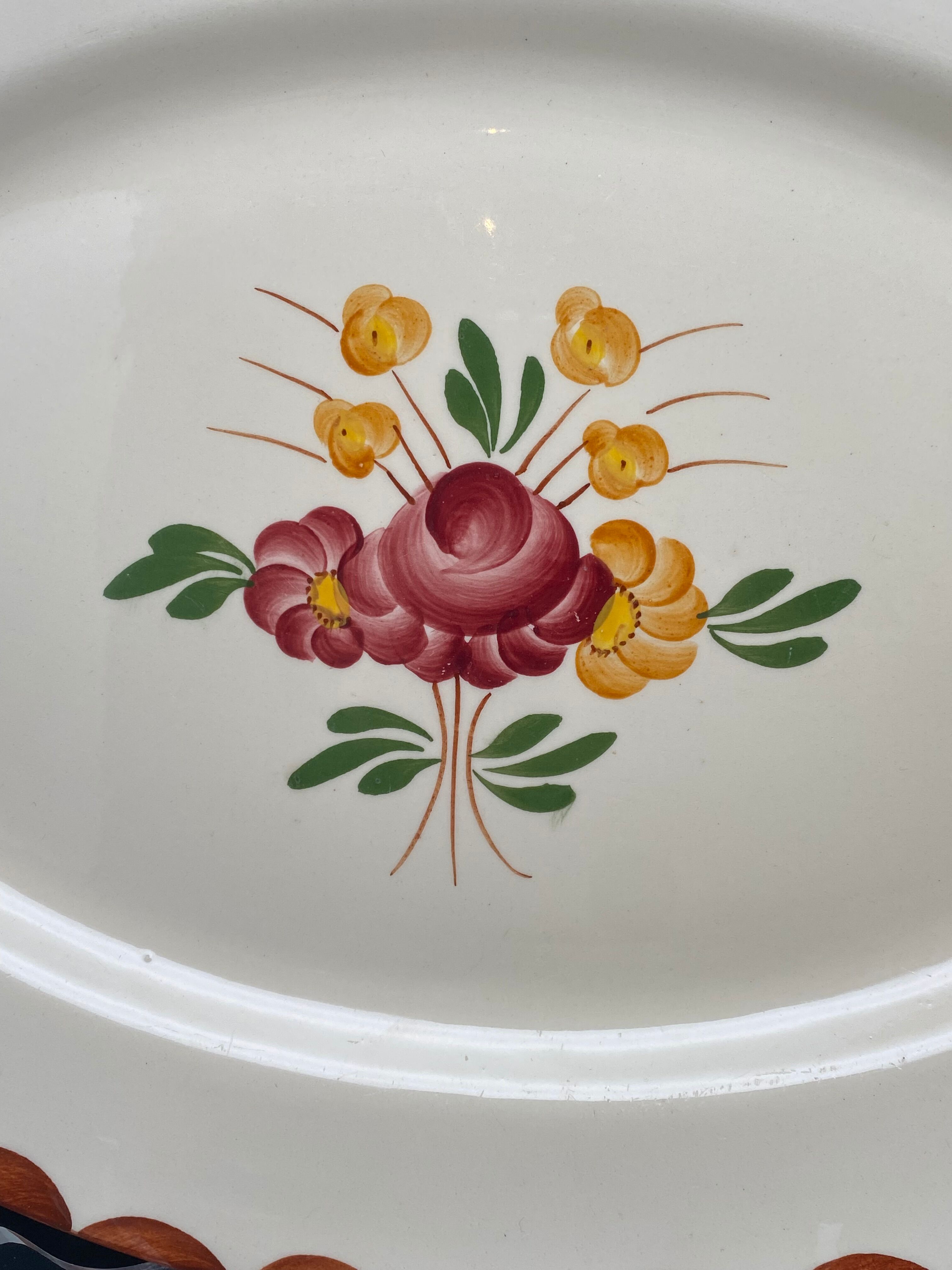 Longchamp Fleurs Vintage ceramic serving dish – MJDSL6