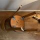 Chaise Bruno Rey en bois et cuir