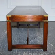 Vintage Military Campaign Coffee Table by REH Kennedy